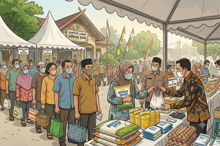 Catat Tempatnya! Ini 5 Lokasi Operasi Pasar Murah Pemprov Riau Minggu Ini