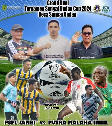 Turnamen Sepak Bola Sungai Undan Cup Tahun 2024 secara resmi ditutup