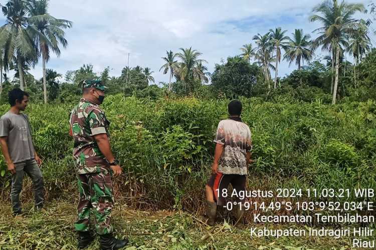 Sertu Anton Jamin Situasi Karhutlah Agar Terjaga