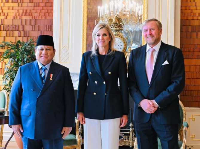 Presiden Prabowo Diterima Raja dan Ratu Belanda, Tegaskan Persahabatan Kedua Negara
