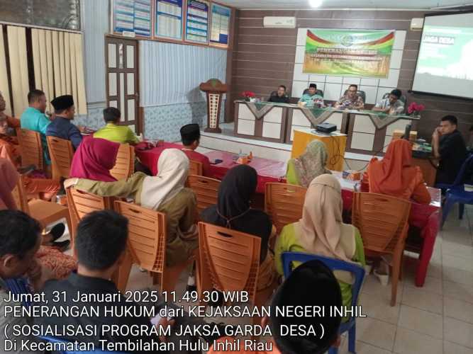 Sosialisasi Program Jaga Desa di Kecamatan Tembilahan Hulu