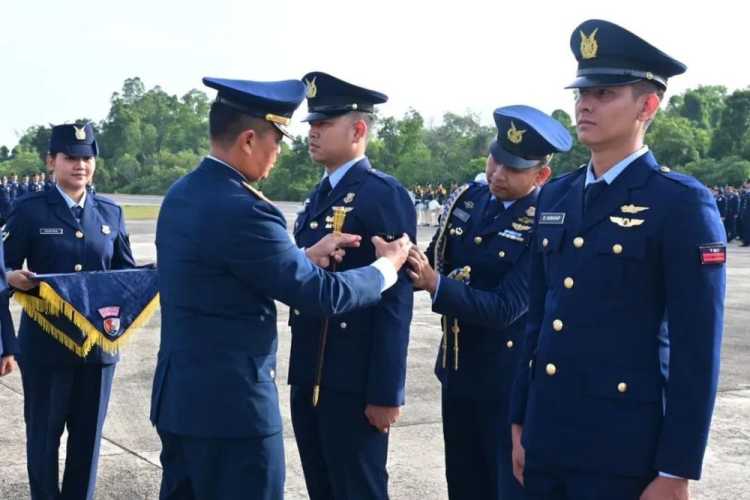 135 Personil Lanud Rsn Pekanbaru Naik Pangkat