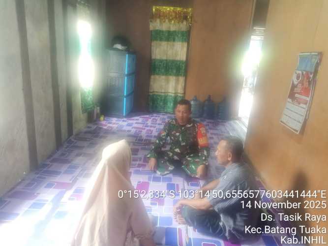 Peran Babinsa  menjaga pola hidup sehat: