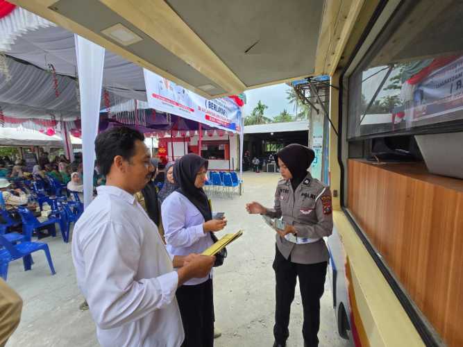 Samsat Keliling Bersama Program Berlayar Bupati Batubara,Wujud Pelayanan Prima untuk Masyarakat