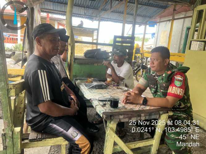 Babinsa menjaga keselarasan dan keseimbangan bersama warga binaan: