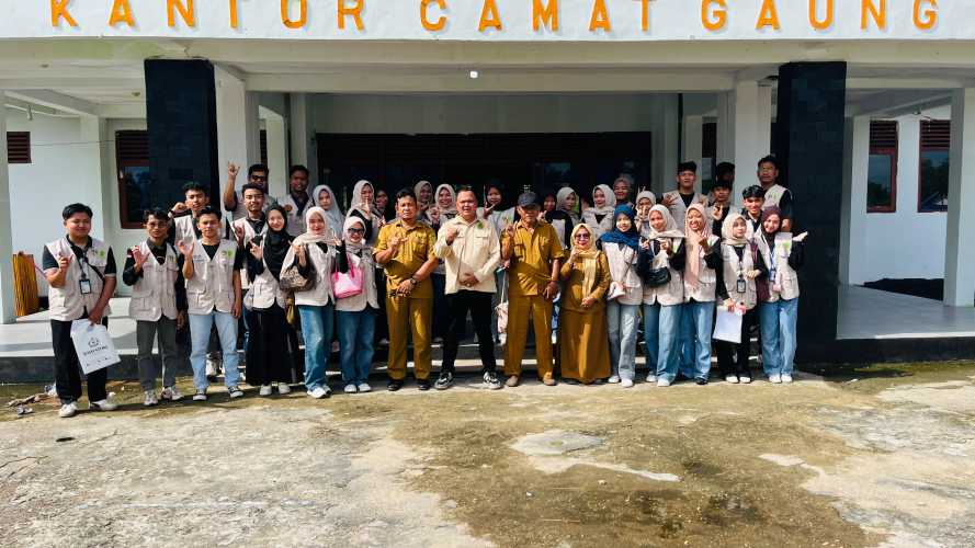 Sebanyak 37 Mahasiswa KKN UNISI Resmi Diterima Pemerintah Kecamatan Gaung