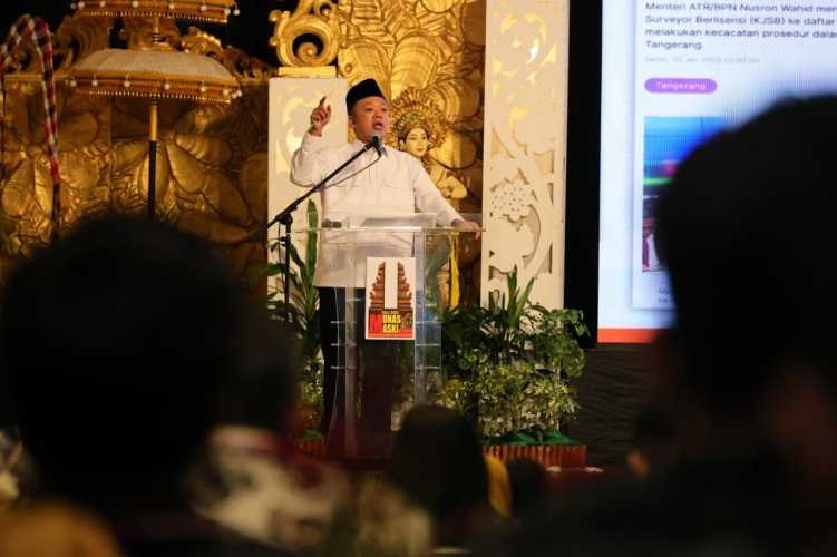 Tidak Ingin Dimanfaatkan Mafia Tanah dalam Pertarungan Sumber Daya Agraria, Menteri Nusron Ingin MASKI Perkuat Integritas