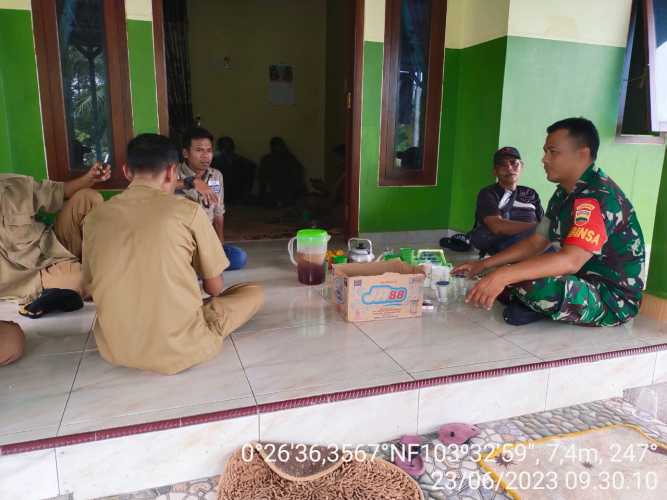 Serda Siswanto Jalankan kemanunggalan dengan Perangkat Desa