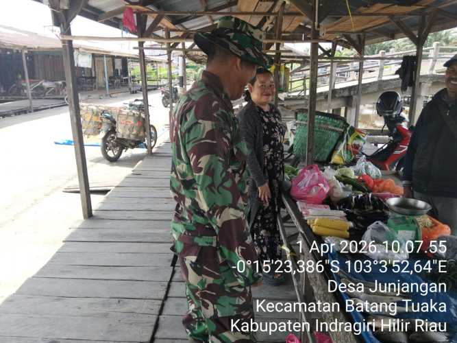 Babinsa Sosialisasi K3 di Pelabuhan Desa Junjangan