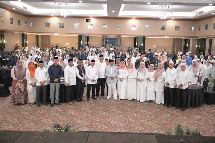 Pemerintah Kabupaten Rokan Hilir Gelar Temu Ramah dan Pelepasan Calon Jemaah Haji 2025
