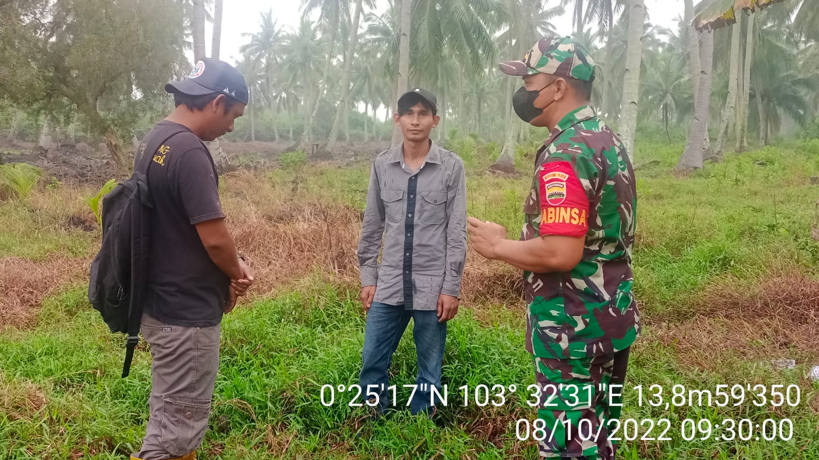 Serda Siswanto Babinsa Koramil 11/Pulau Burung Relationship Karhutlah