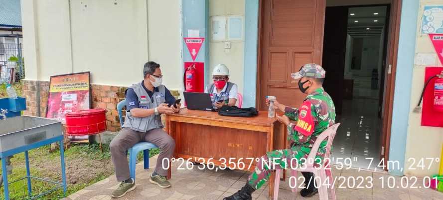 Dalam Penanganan Karhutlah,Serda Siswanto Terus Berkoordinasi dengan Pihak Perusahaan