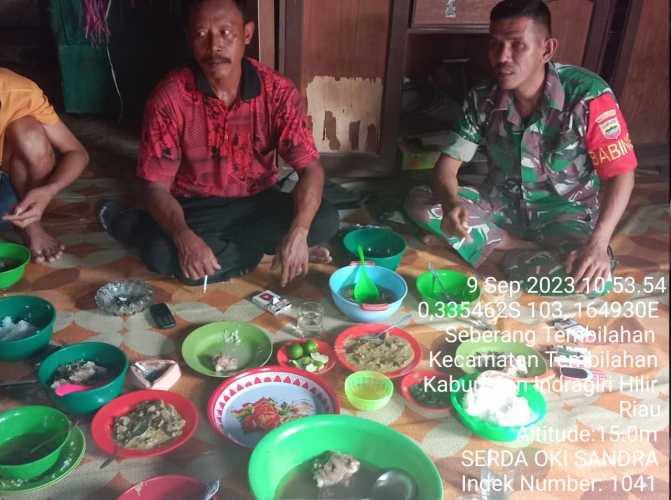 Serda Oky Candra Disambut Hangat Oleh Warga