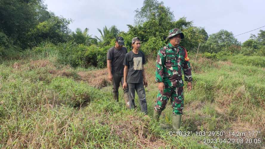 Serda Candra Bastian Patroli di Beberapa Titik Koordinat Karhutlah