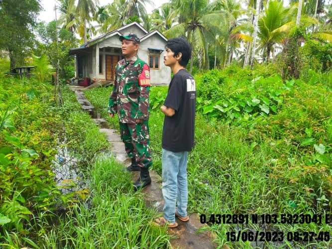 Serda Ahmad Feri Patroli Lingkungan Pemukiman dan Lahan