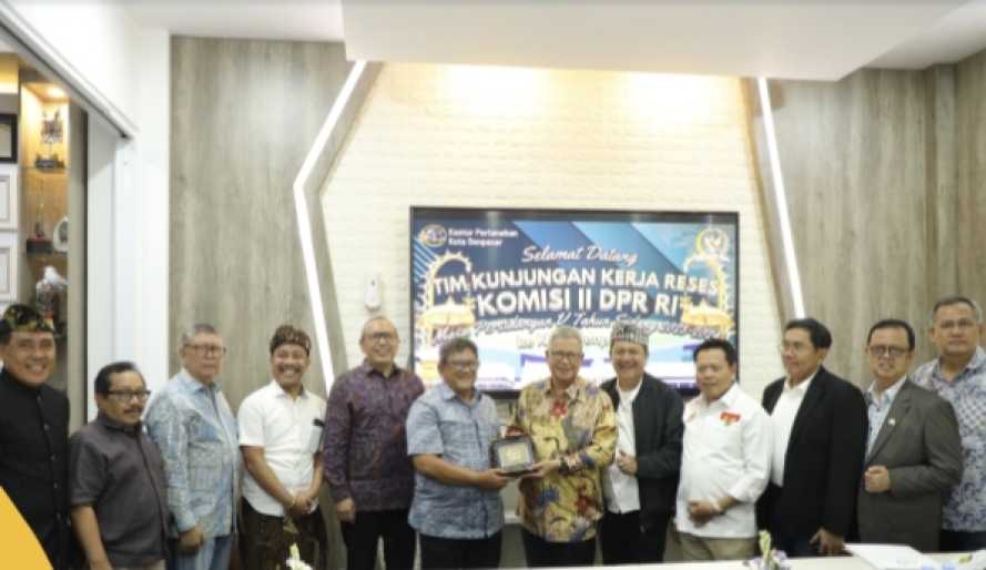 Komisi II DPR RI Apresiasi Capaian PTSL dan Implementasi Sertipikat Elektronik di Kota Denpasar