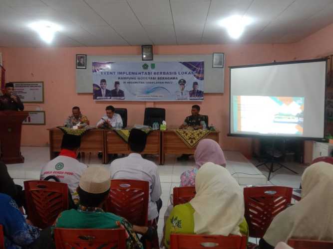 Danposramil 01/Tembilahan Hadiri Kegiatan Pembentukan Kampung Moderasi Beragama di Tembilahan Hulu
