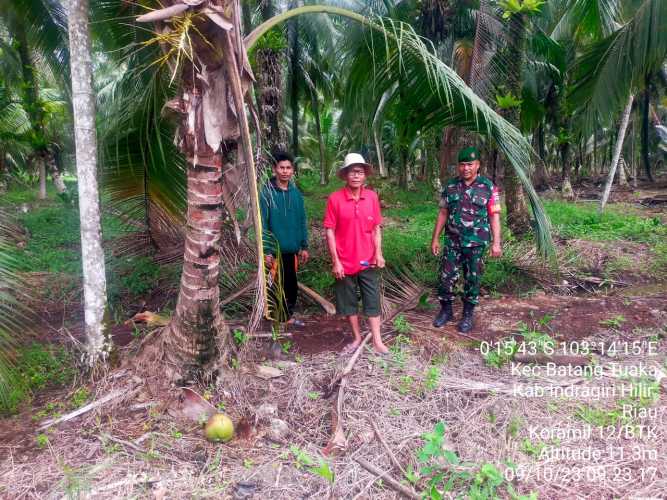 Sertu Syamsir Donasikan Waktu untuk Penanganan Karhutlah