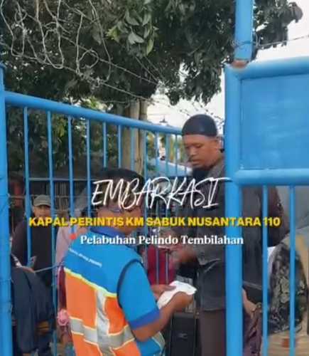 KM. Sabuk Nusantara 110 Kembali Berlayar, Pelindo Tembilahan Pastikan Keberangkatan Aman dan Lancar