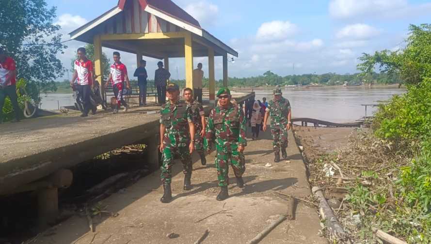Dandim 0314/Inhil Tinjau Lokasi Rencana Sasaran TMMD Tahun 2026 di Desa Harapan Jaya
