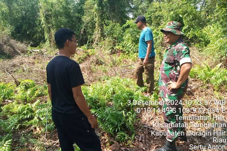 Sertu Anton Fokus Pengendalian Karhutlah di Wilayah Binaan