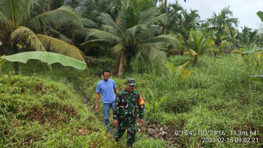 Serda Candra Bastian Memastikan Titik Kumpul Evakuasi Karhutlah