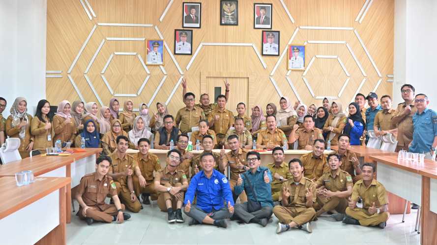 Serah Terima Jabatan dan Pisah Sambut Sekretaris Kominfo Rohil Dari Bapak Aljabar ke Bapak Juliandra,SH