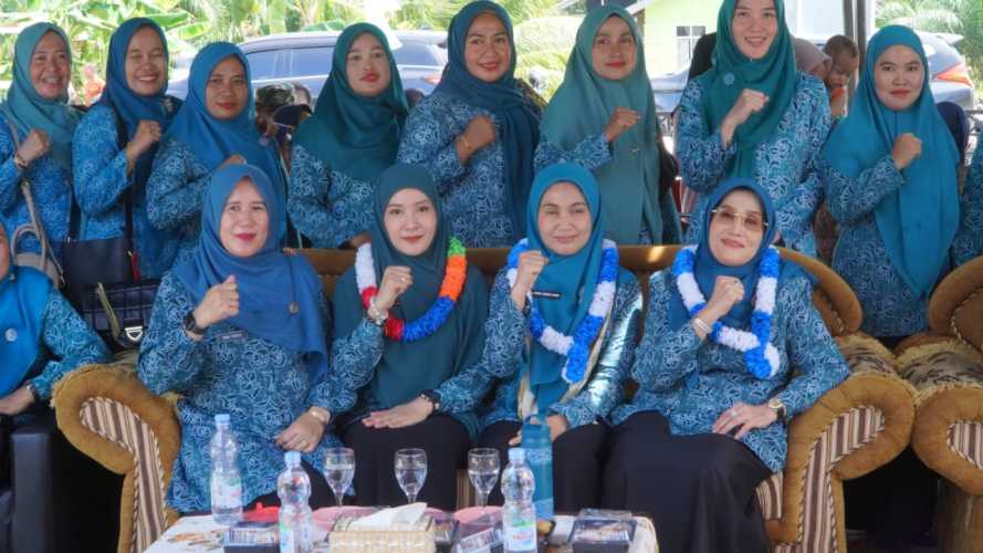 Ketua TP PKK Rohil Dampingi Kunjungan Ketua TP PKK Riau ke Rokan Hilir
