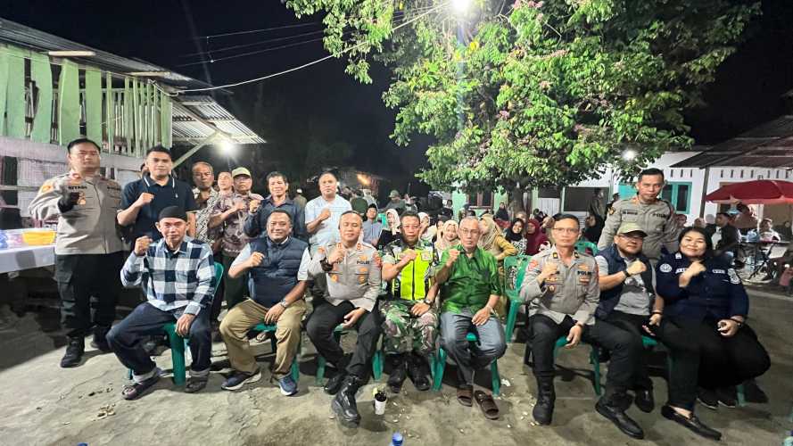 Kapolres Asahan Ramah Tamah Bersama Warga Jalan Durian, Perkuat Sinergi Wujudkan Kampung Bersih Narkoba