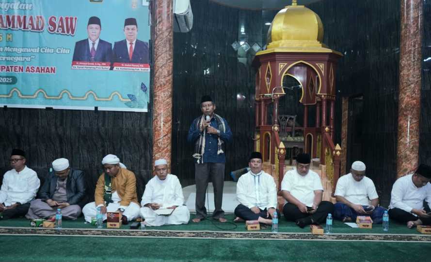 Bupati Asahan Ikuti Zikir dan Doa Kebangsaan Serta Peringatan Maulid Nabi Muhammad SAW 1447 H