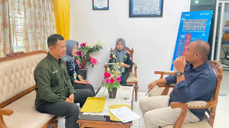 PT Pelabuhan Indonesia (Persero) Regional 1 Tembilahan Terima Siswa PKL SMKN 1 Kempas