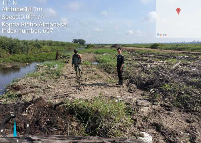 Kopda Ridho Almahesa Lakukan Pemantauan Rutin Lahan Konsesi