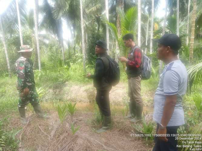 Koptu Sihabudin, Babinsa Teladan: Cegah Karhutla di Indragiri Hilir