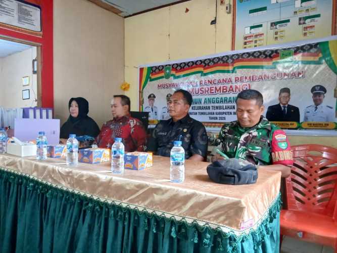 Babinsa Serma Nuryadi Ikuti Musrenbang Kelurahan Tembilahan Kota Tahun Anggaran  2027 dan Rembuk Stunting