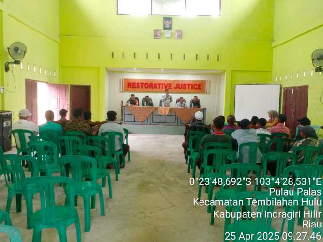 Mewakili Danramil,Peltu Jaharzam Berikan Sosialisasi Dalam  Kegiatan Kelompok Tani di Desa Pulau Palas