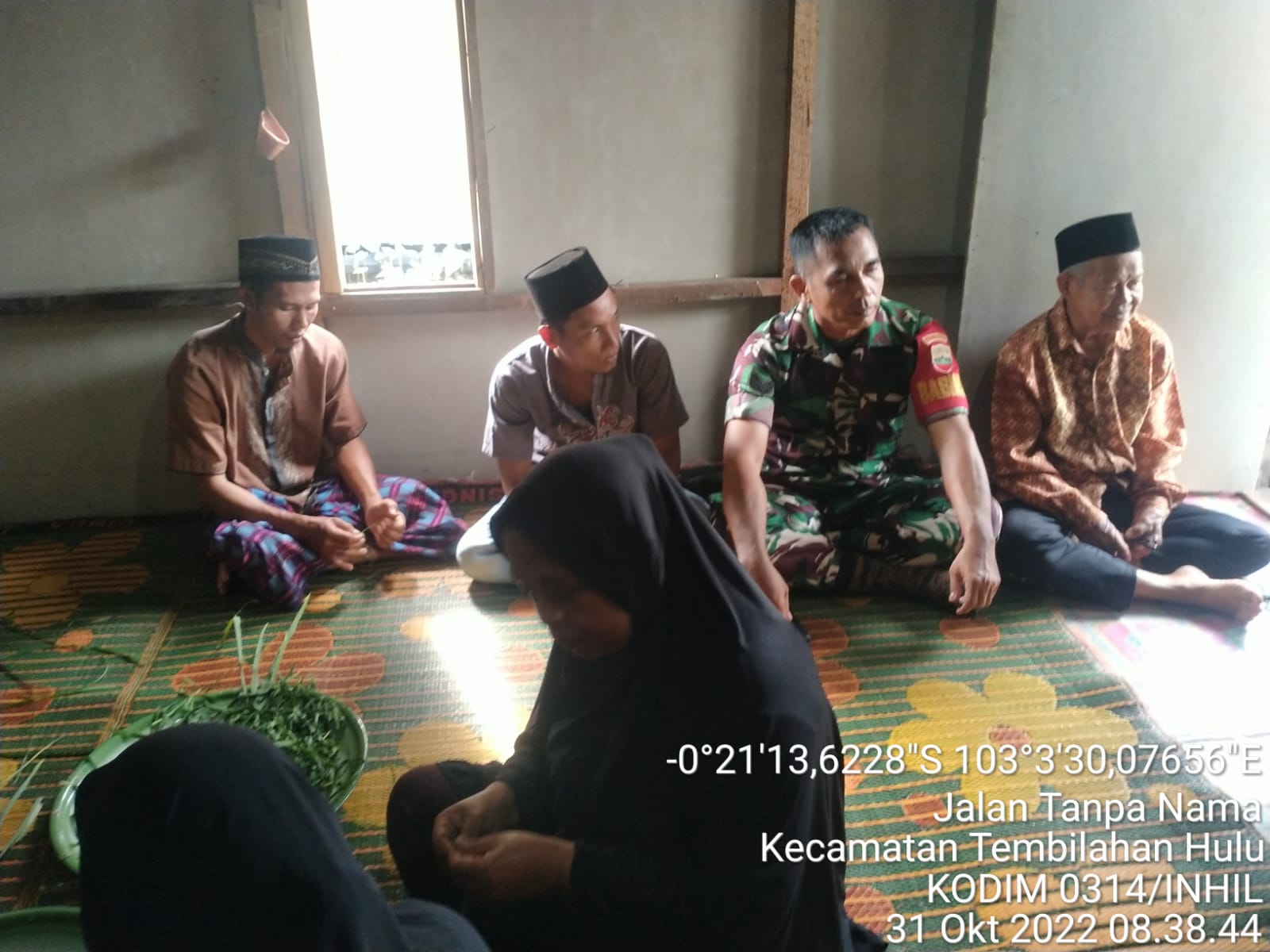 Babinsa Sialang Layat warga meninggal