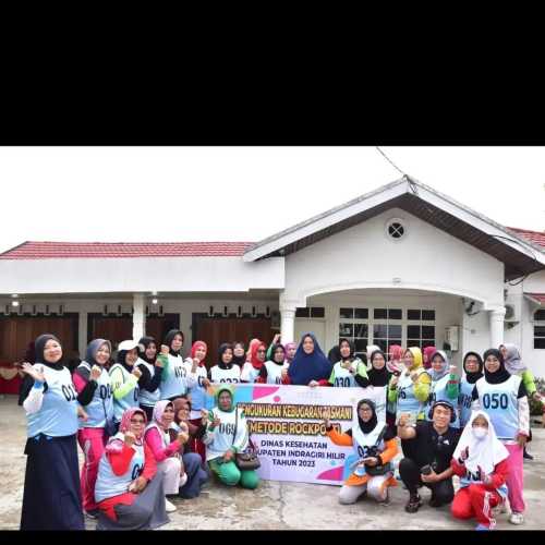 Dinkes Inhil Bersama Perwatusi Latih Kebugaran dengan Metode Rockport