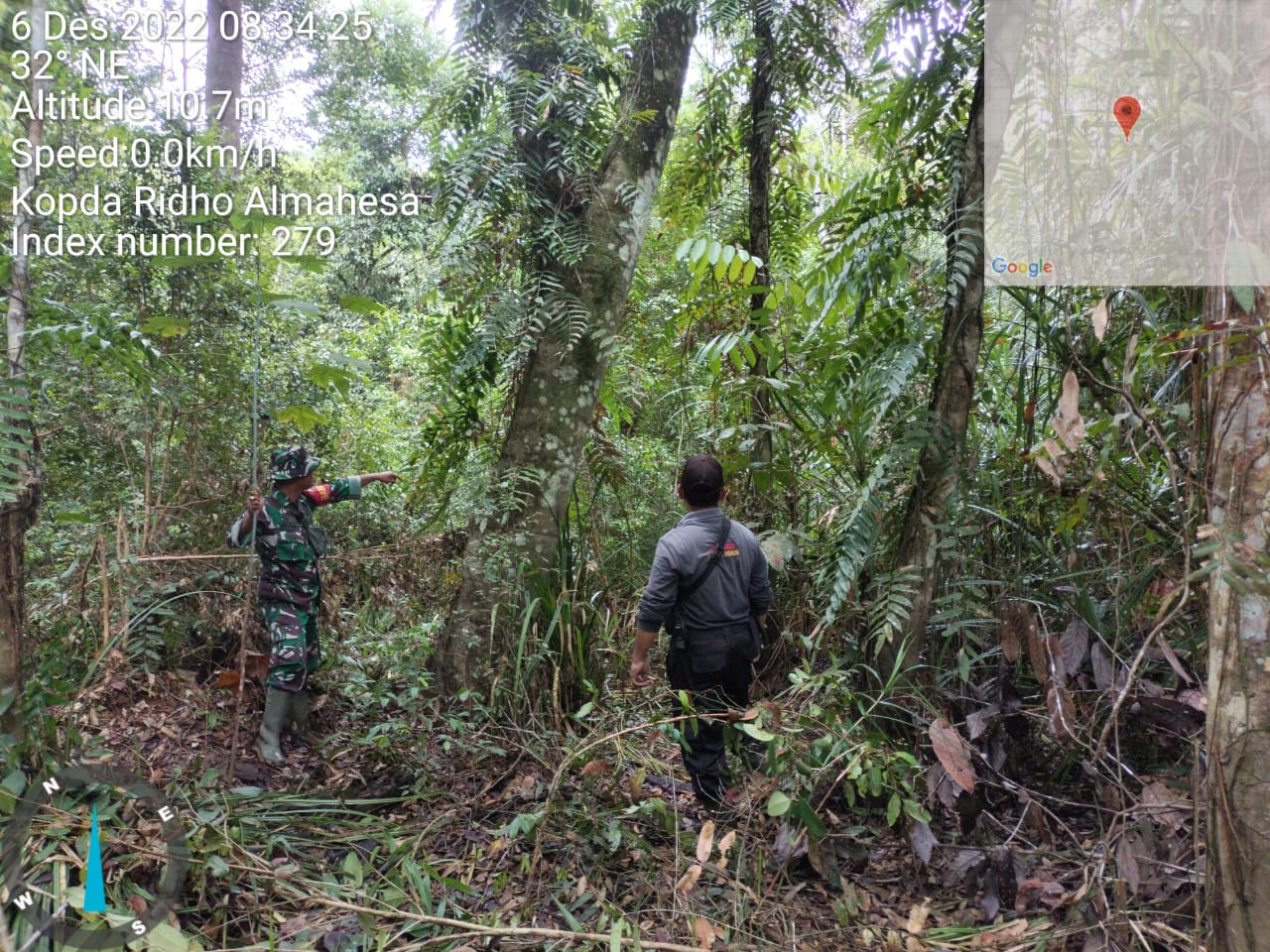 Kopda Ridho Almahesa Pengecekkan Lahan Terintegrasi