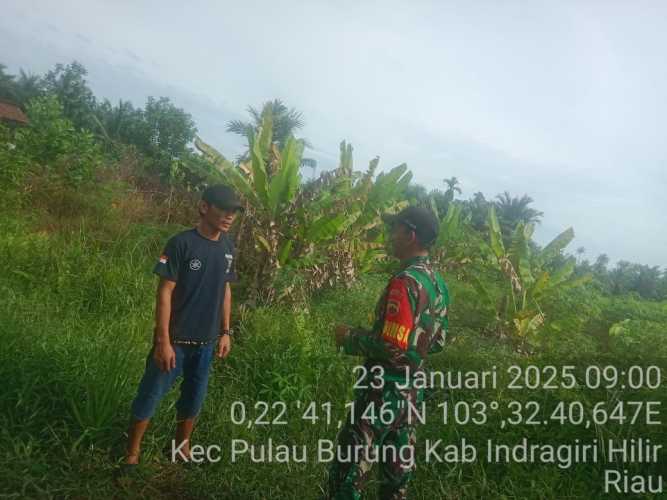 Babinasa, dan Masyarakat Berkolaborasi untuk Cegah Karhutla