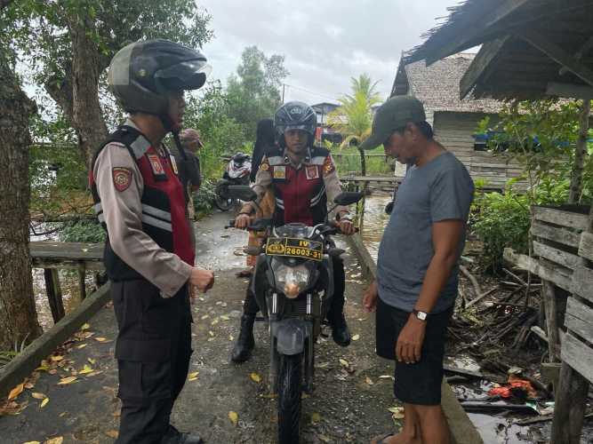 Babinkamtibmas Polsek Kuindra Tingkatkan Patroli untuk Cegah Tindak Pidana 3C dan Premanisme
