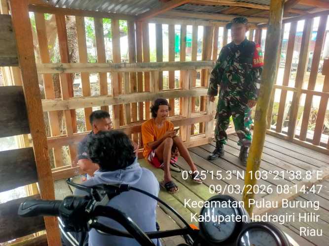 Babinsa Sri Danai Laksanakan Pembinaan SDM Setempat