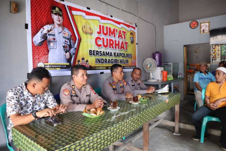 Kenakalan Remaja Jadi Topik Jum'at Curhat Polres Inhil