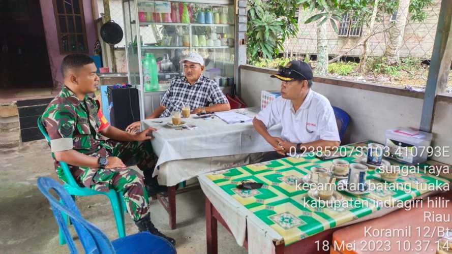 Babinsa Terapkan Perilaku Rukun  Warga