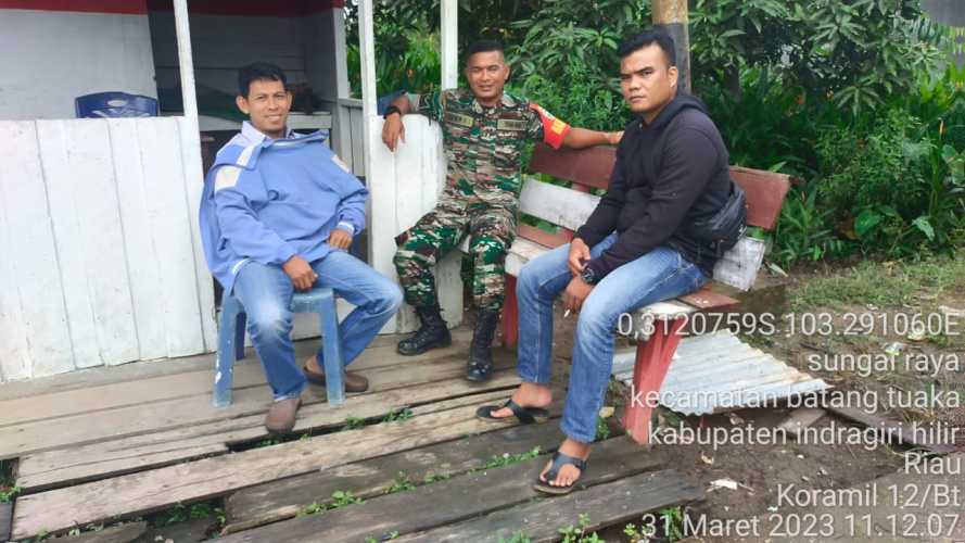 Babinsa Harapkan Pemuda Desa Waspada Pendatang Baru