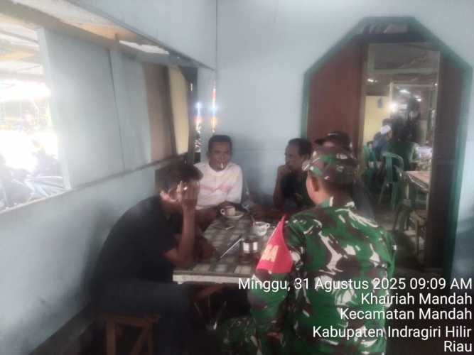 Babinsa Koramil 08/Mandah Gencarkan Komsos, Perkuat Sinergi dengan Warga Binaaan