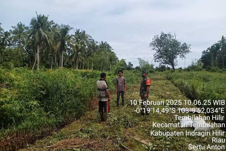 Sertu Anton Lakukan Langkah Proaktif Cegah Potensi Karhutlah