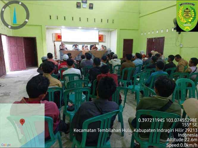 BPP Tembilahan Gelar Sosialisasi dan Pembinaan Brigade Pangan di Desa Pulau Palas