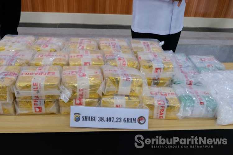 Polisi Ringkus Kurir 25 Kg Sabu, Pelaku Sempat Kabur