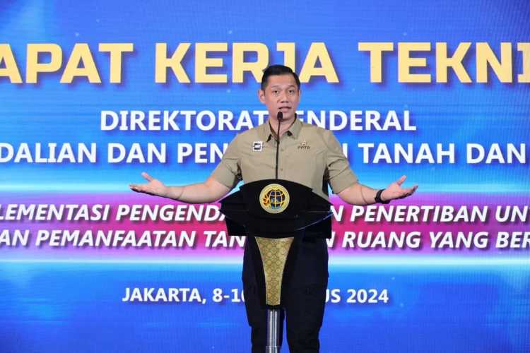 Menteri AHY Dorong Pembangunan yang Berkelanjutan serta Berkeadilan Melalui Fungsi Pengendalian dan Penertiban Tanah dan Ruang