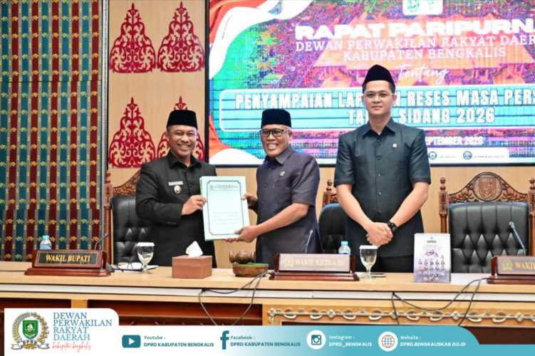 DPRD Bengkalis Sampaikan Hasil Reses, Infrastruktur dan Pelayanan Dasar Jadi Aspirasi Utama